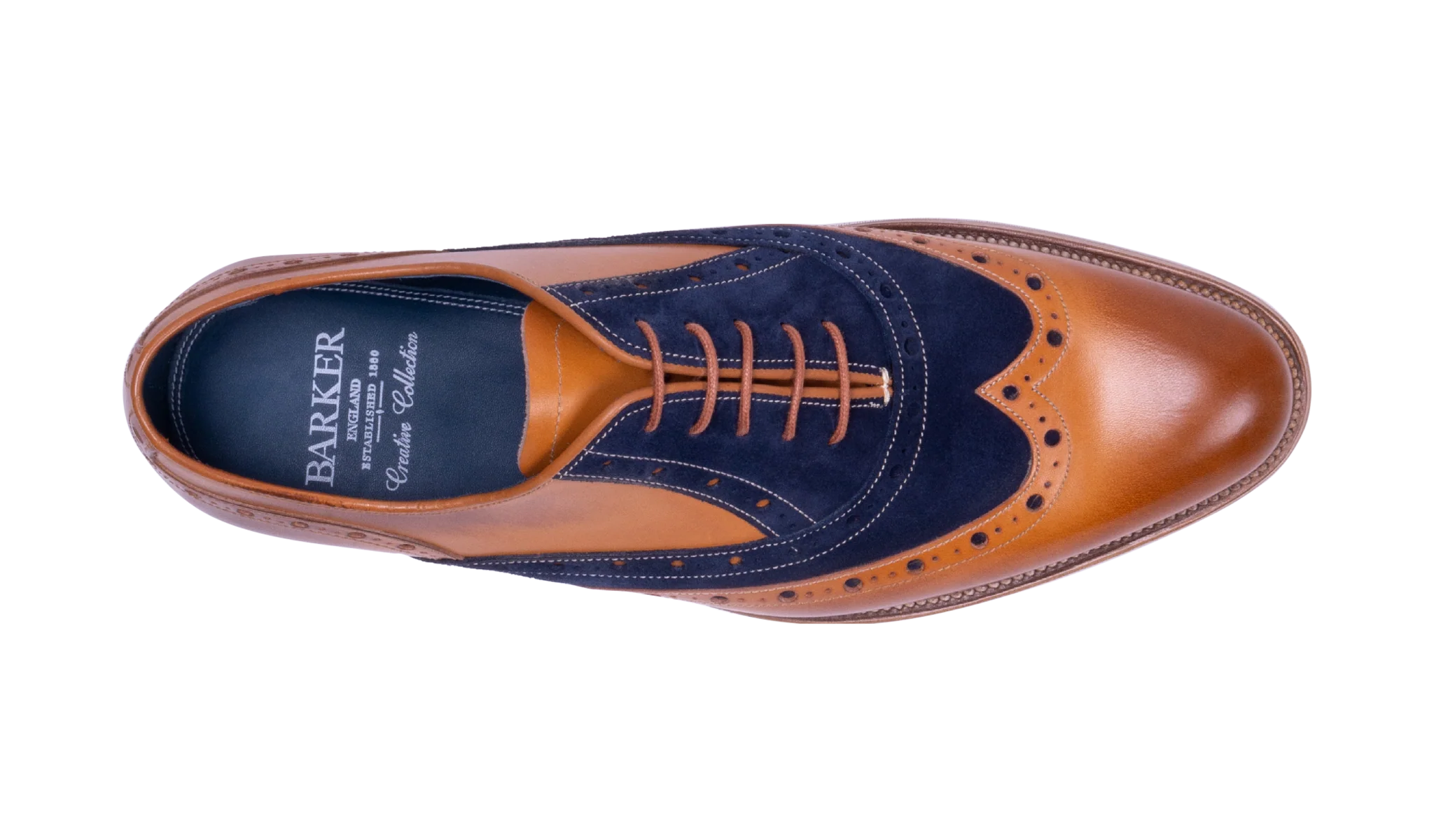 Abingdon - Cedar Calf/Navy Suede - Image 3