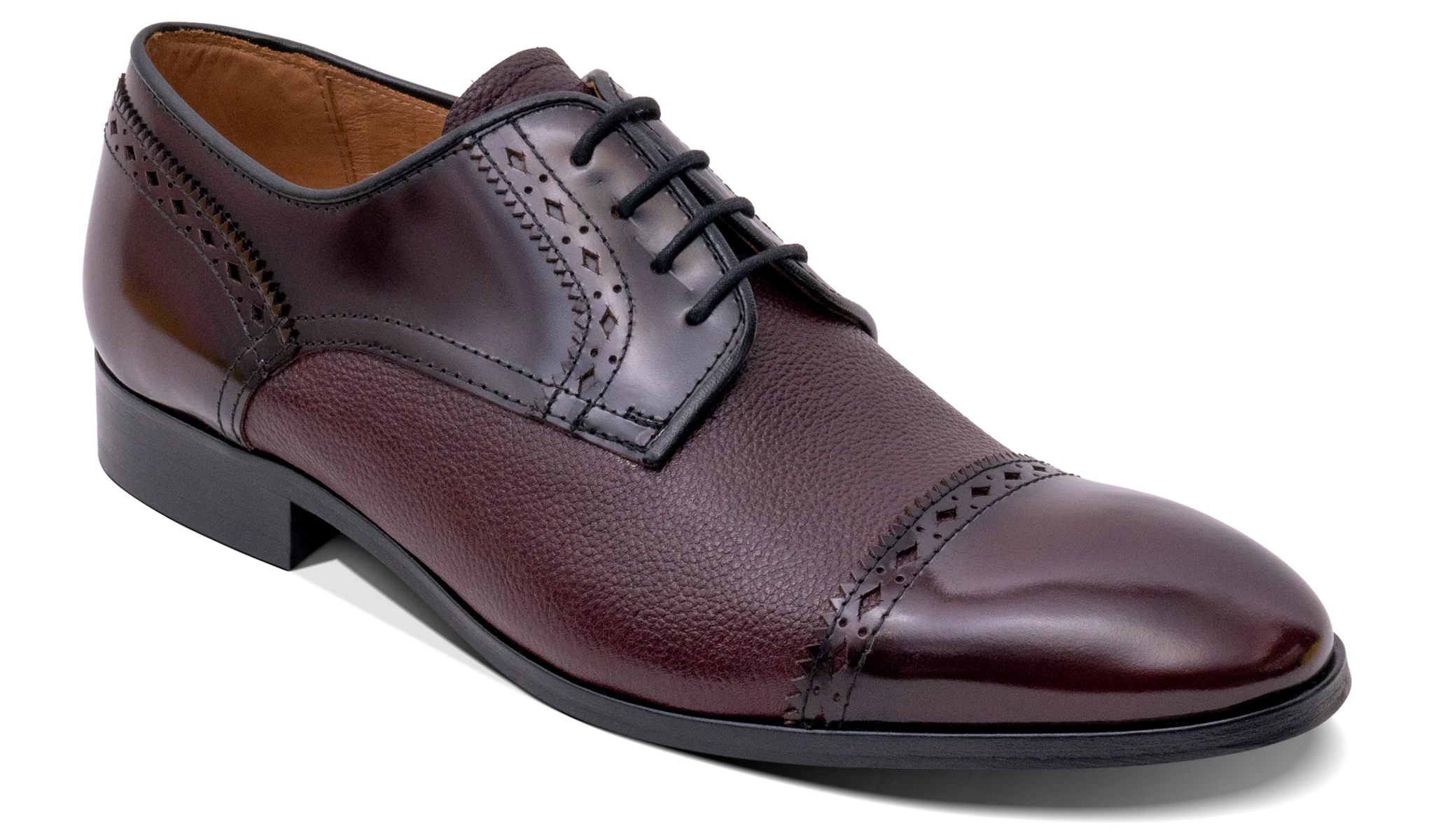Ashbourne - Burgundy Hi-Shine/Grain