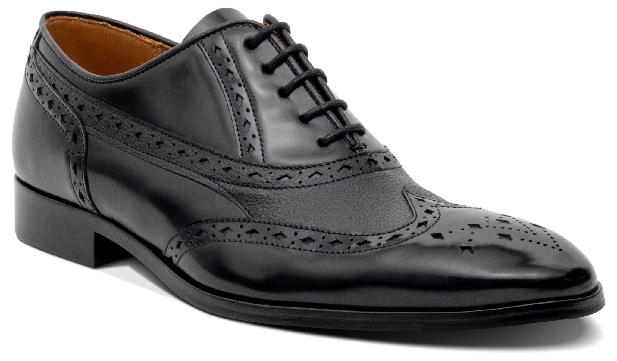 Bampton - Black Hi-Shine/Grain