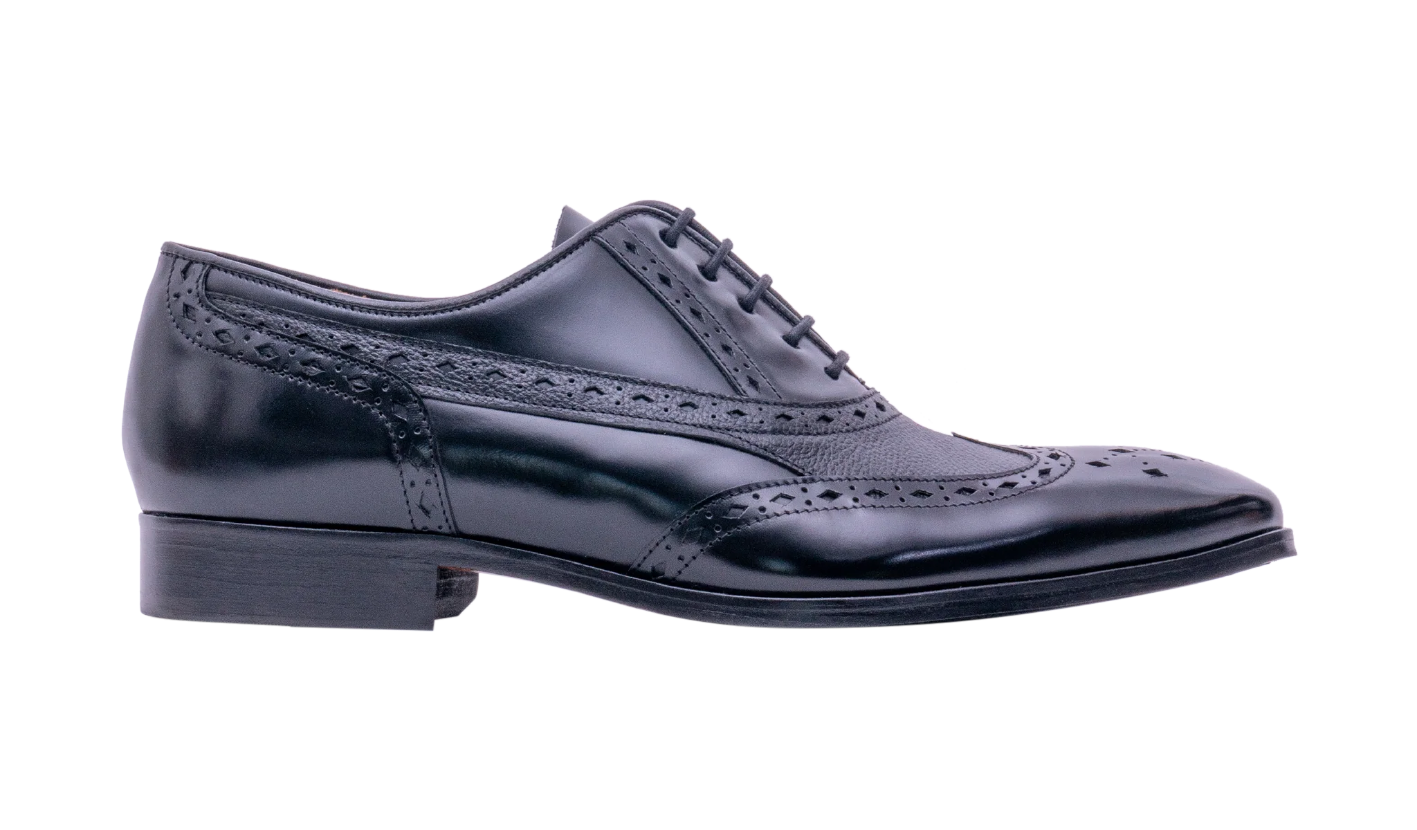 Bampton - Black Hi-Shine/Grain - Image 2