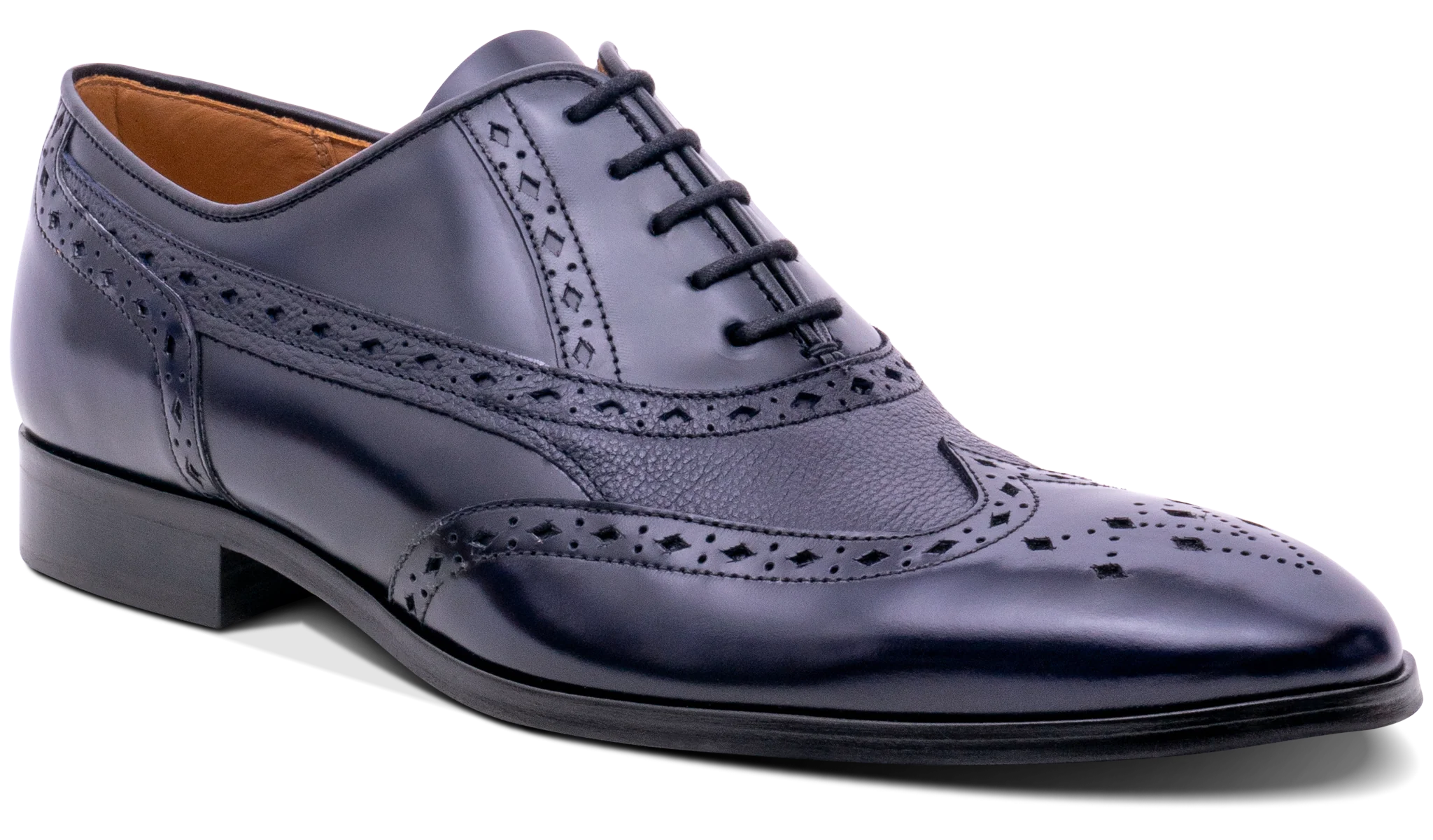 Bampton - Navy Hi-Shine/Grain