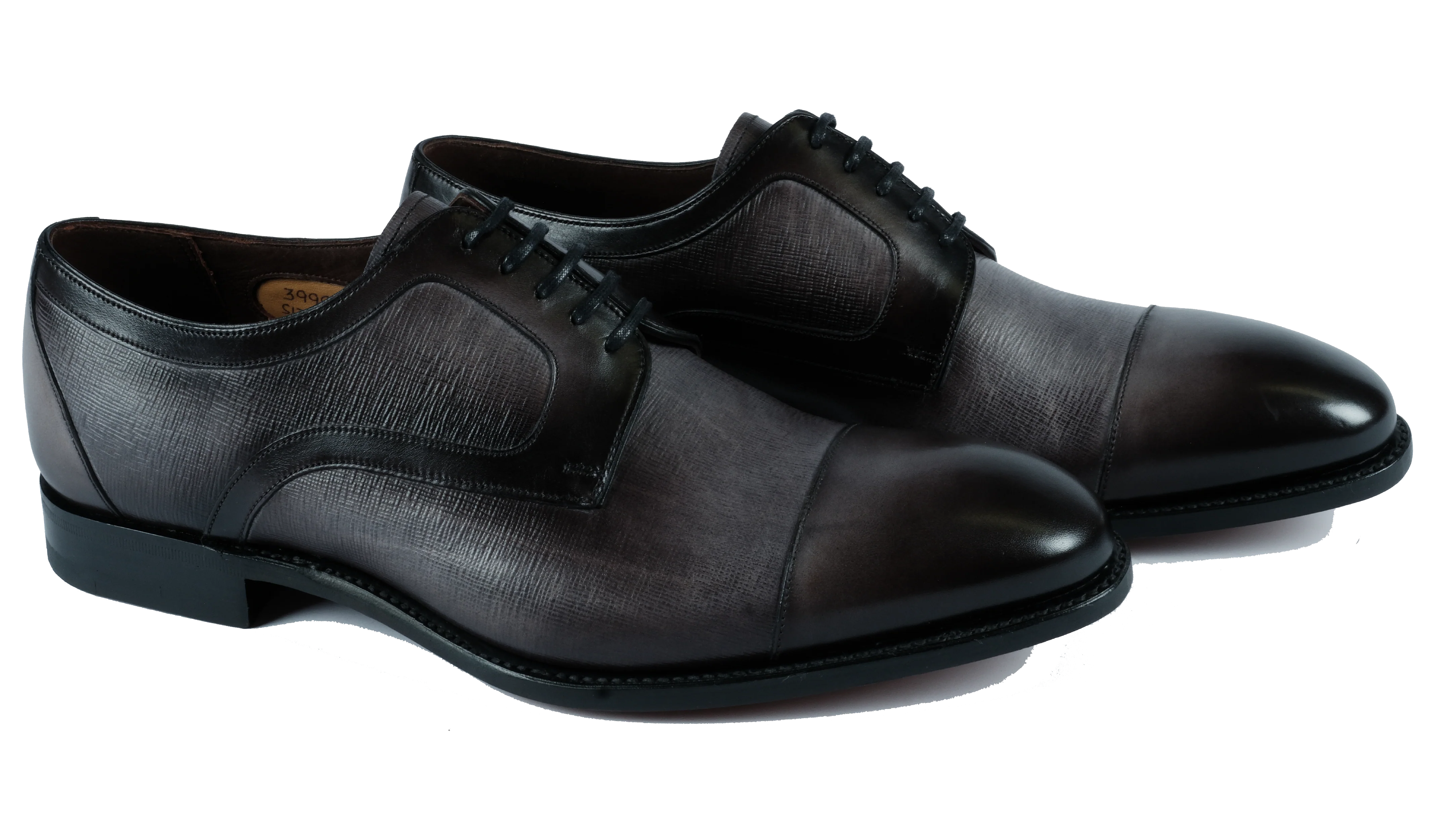 Byron - Graphite Calf   Print