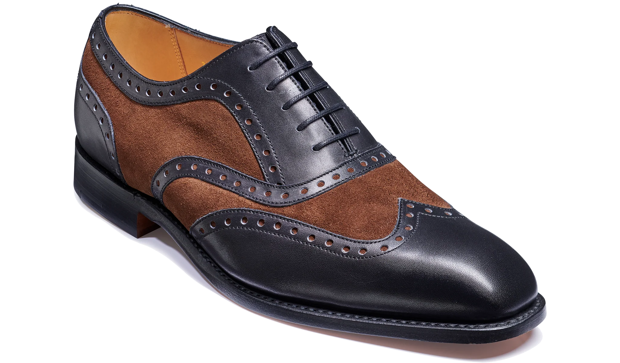 Cambridge - Black Calf / Castagnia Suede