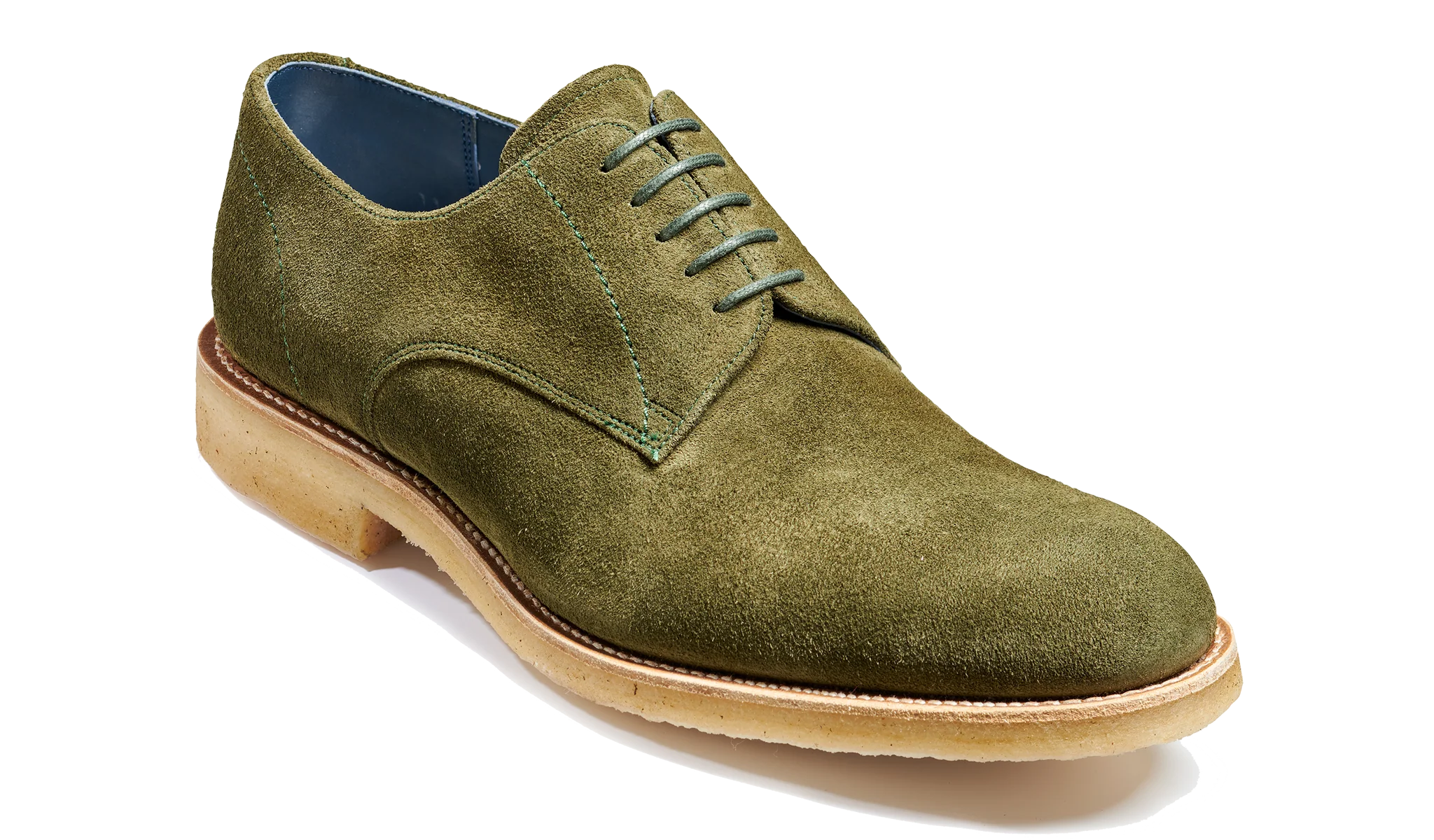 Declan - Green Waxy Suede
