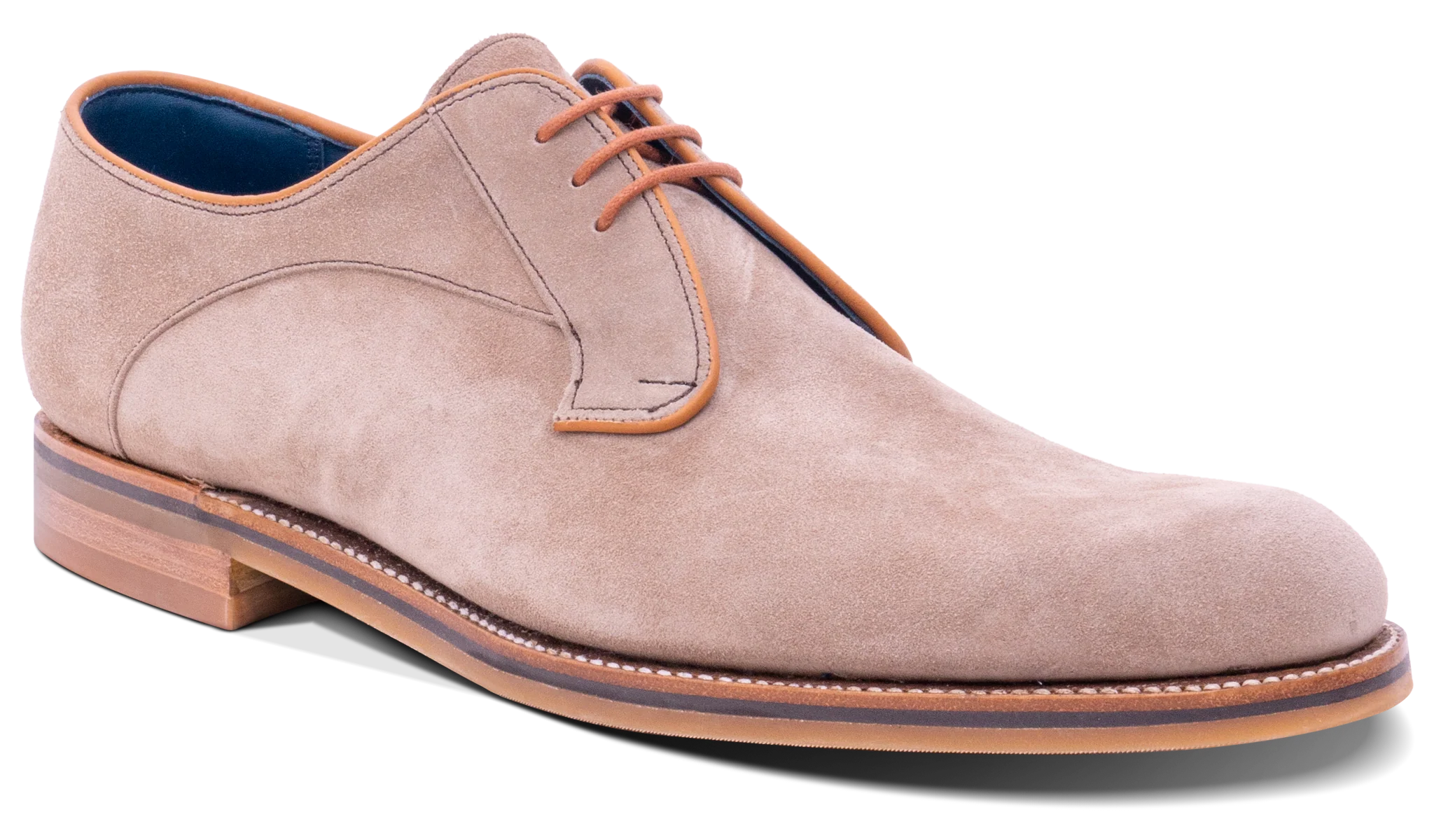 Derby - Parchment Suede