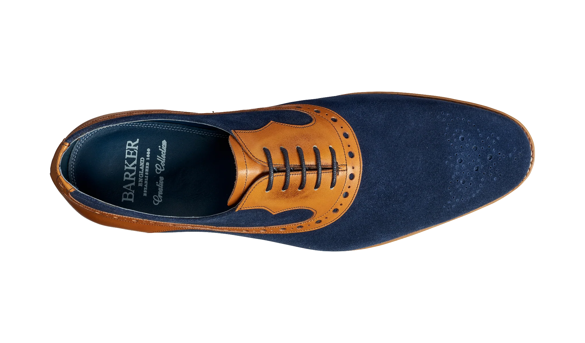 Elliot - Navy Suede / Cedar Calf - Image 3