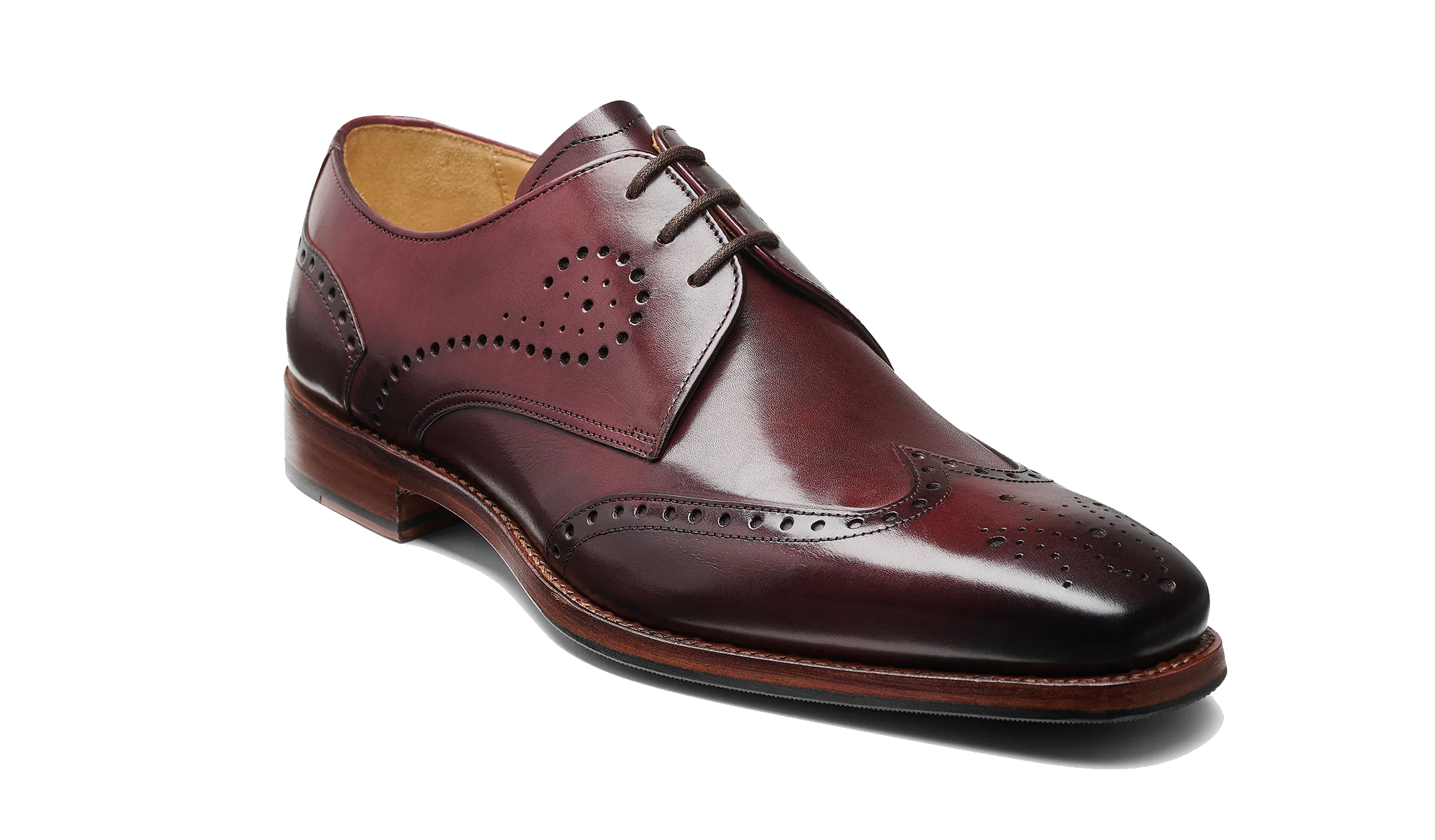 George - Burgundy Hand Patina