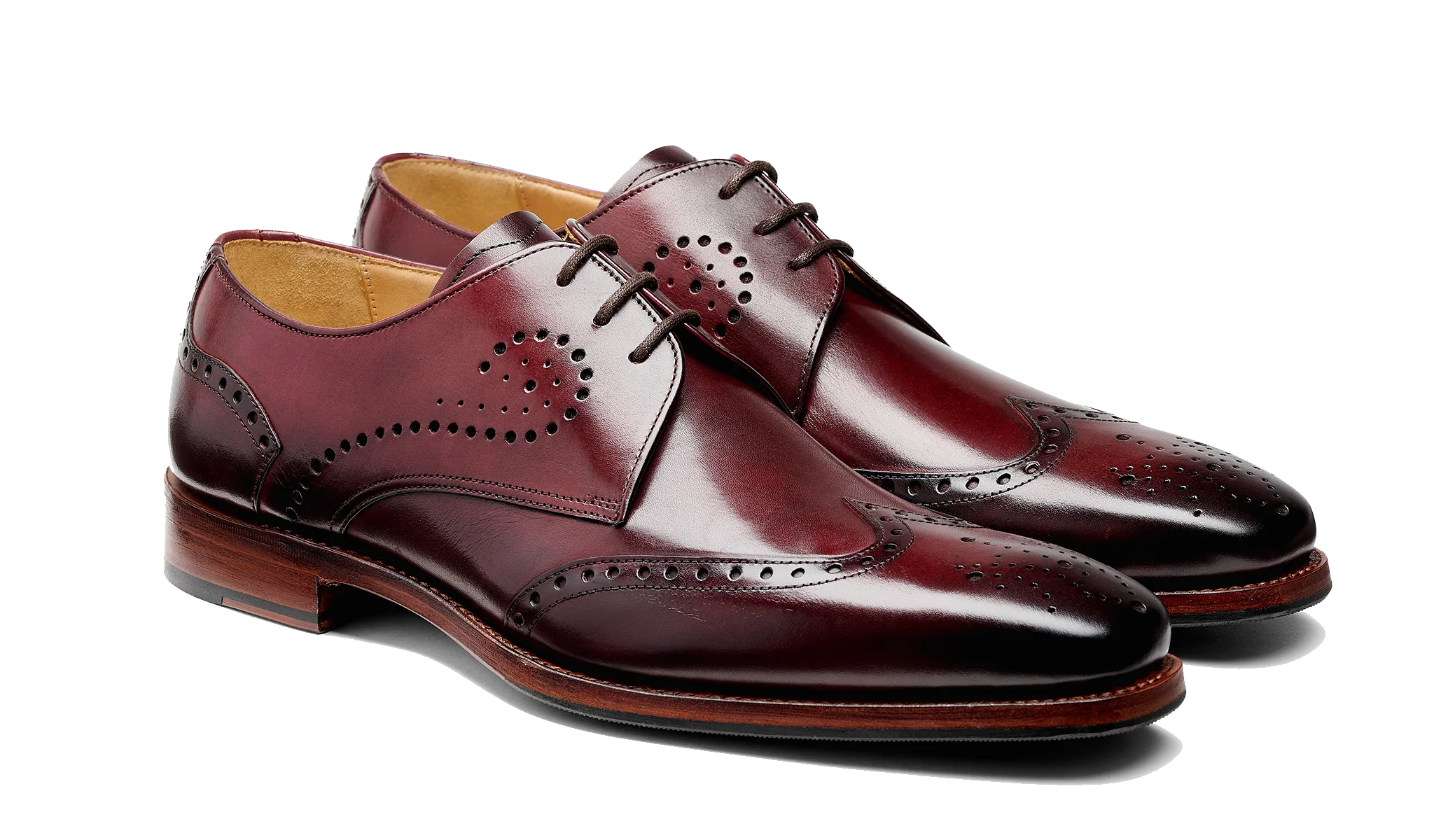 George - Burgundy Hand Patina - Image 2