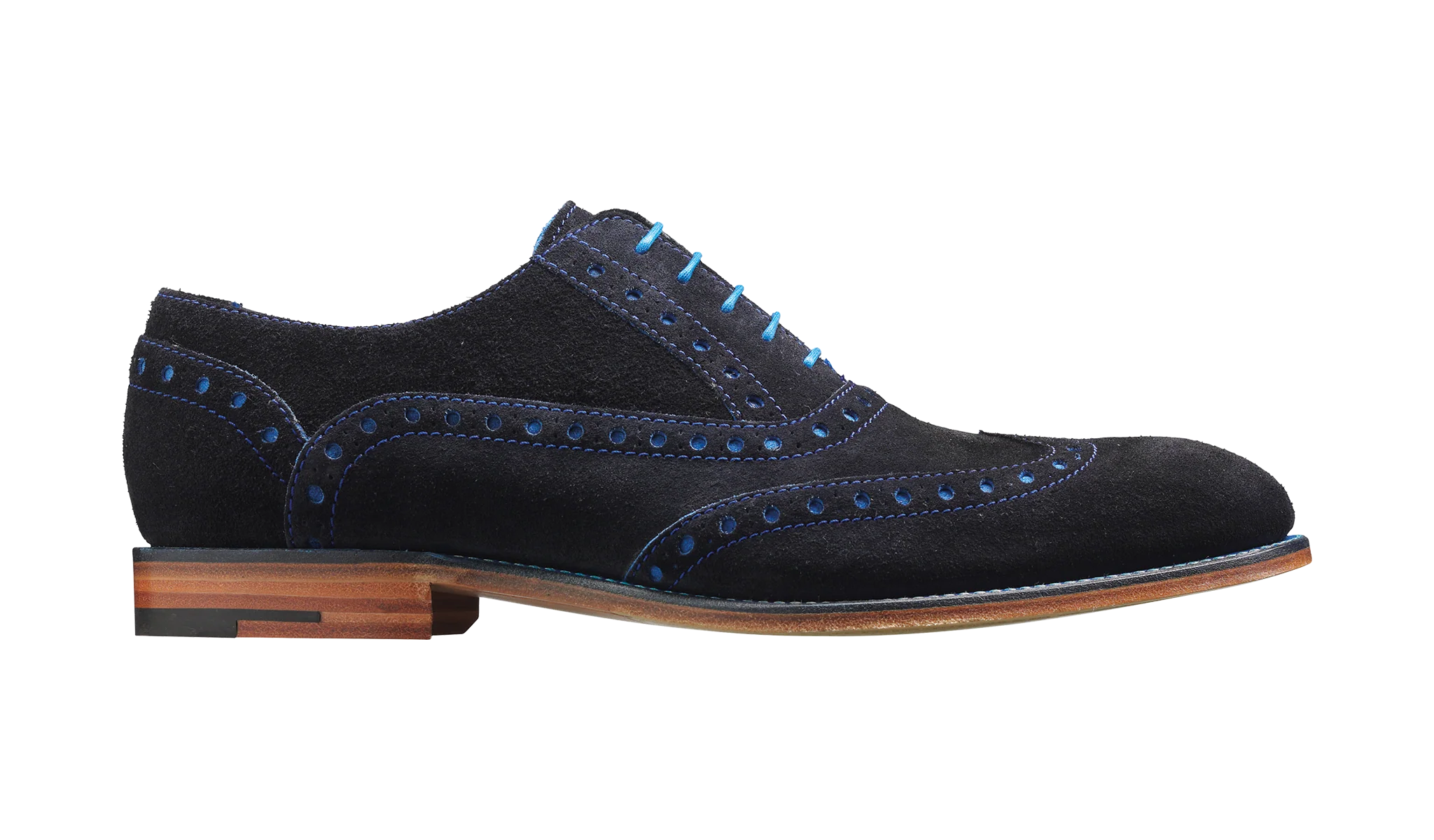 Grant - Navy / Blue Suede - Image 2