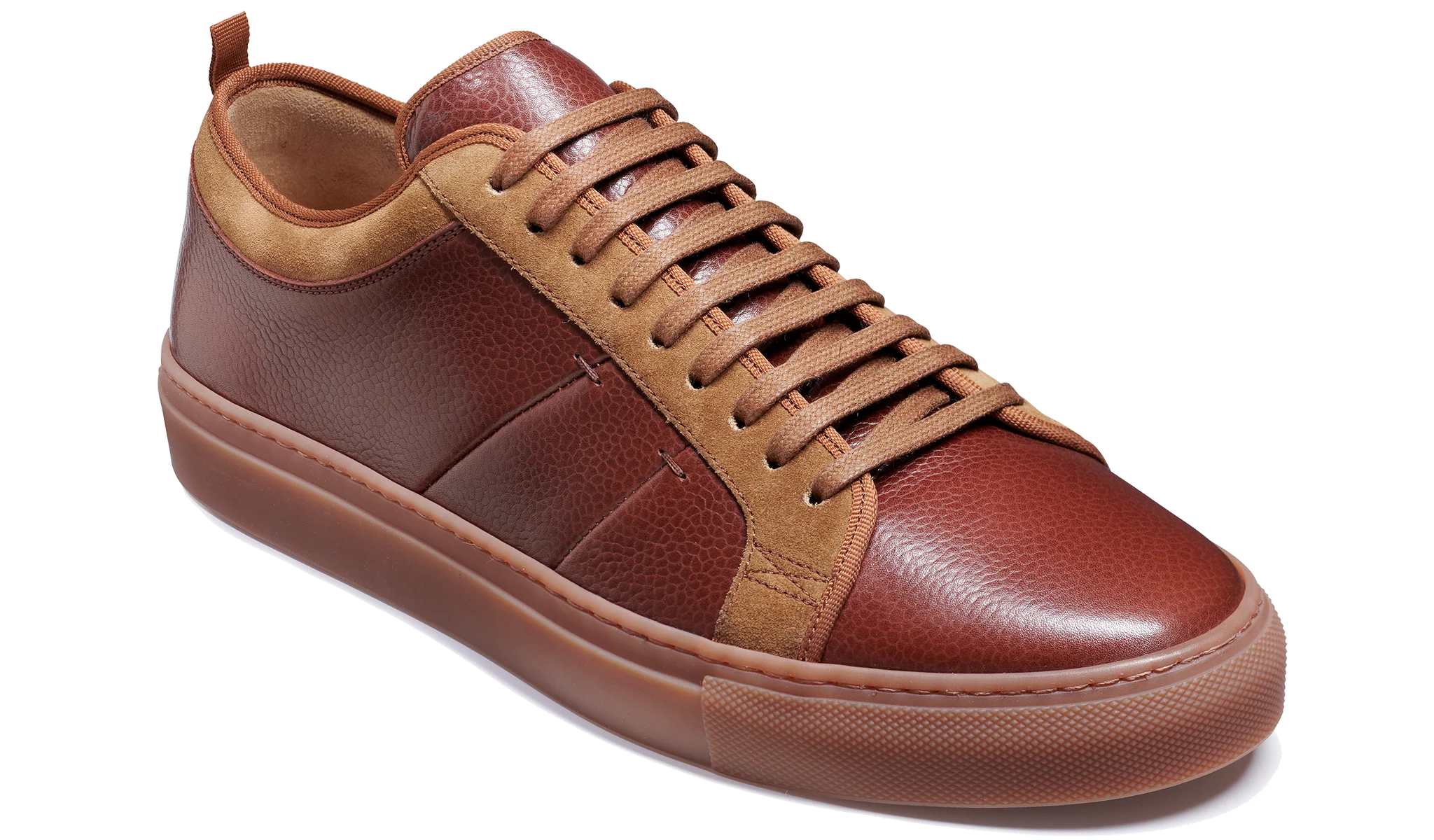 Greg - Brown Grain / Tan Suede