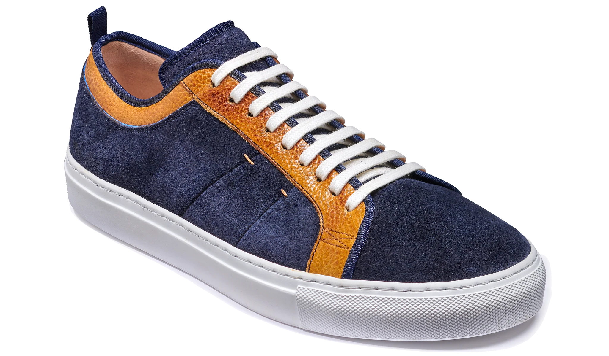 Greg - Navy Suede / Cedar Grain