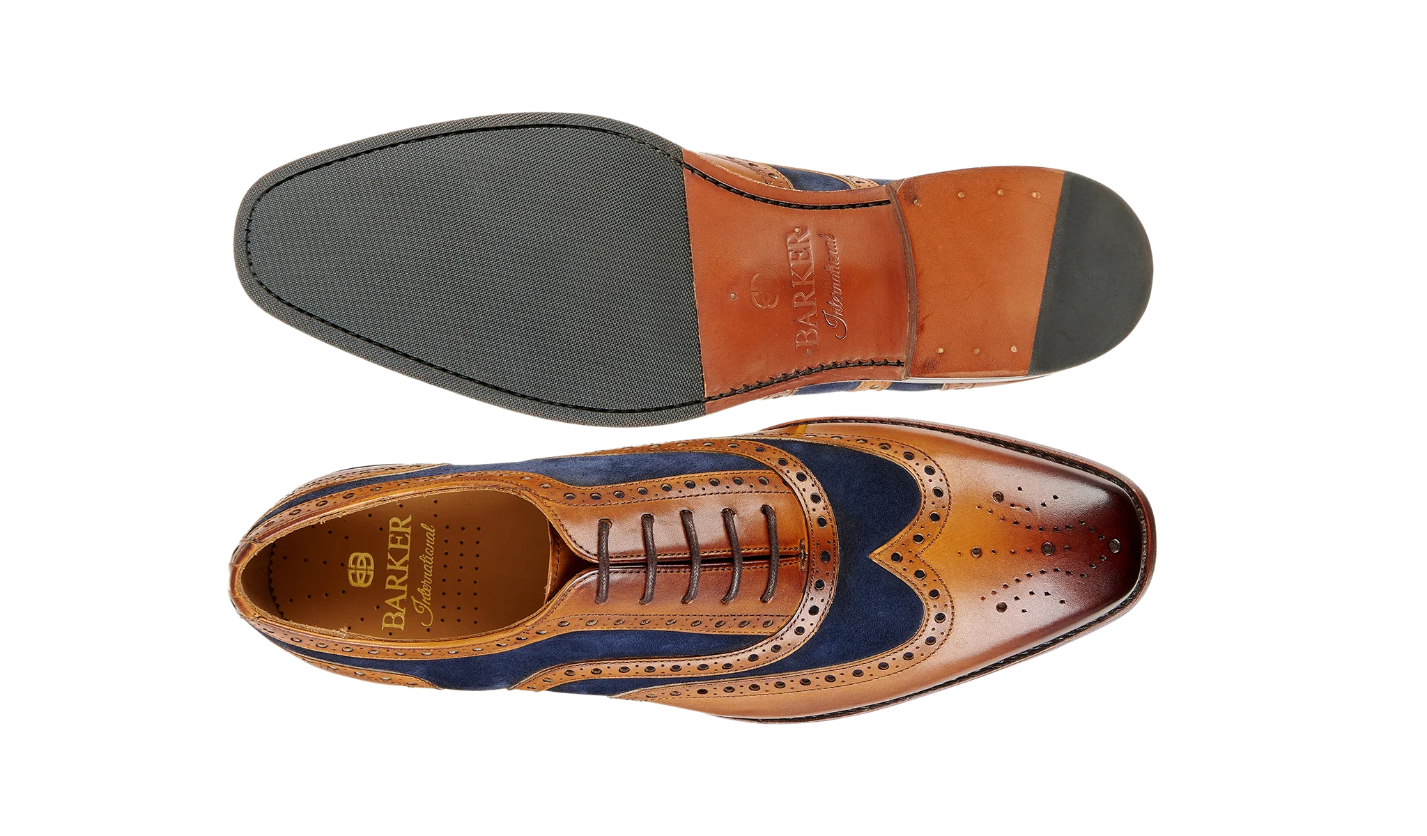 Keiran - Cedar Calf Navy Suede - Image 4