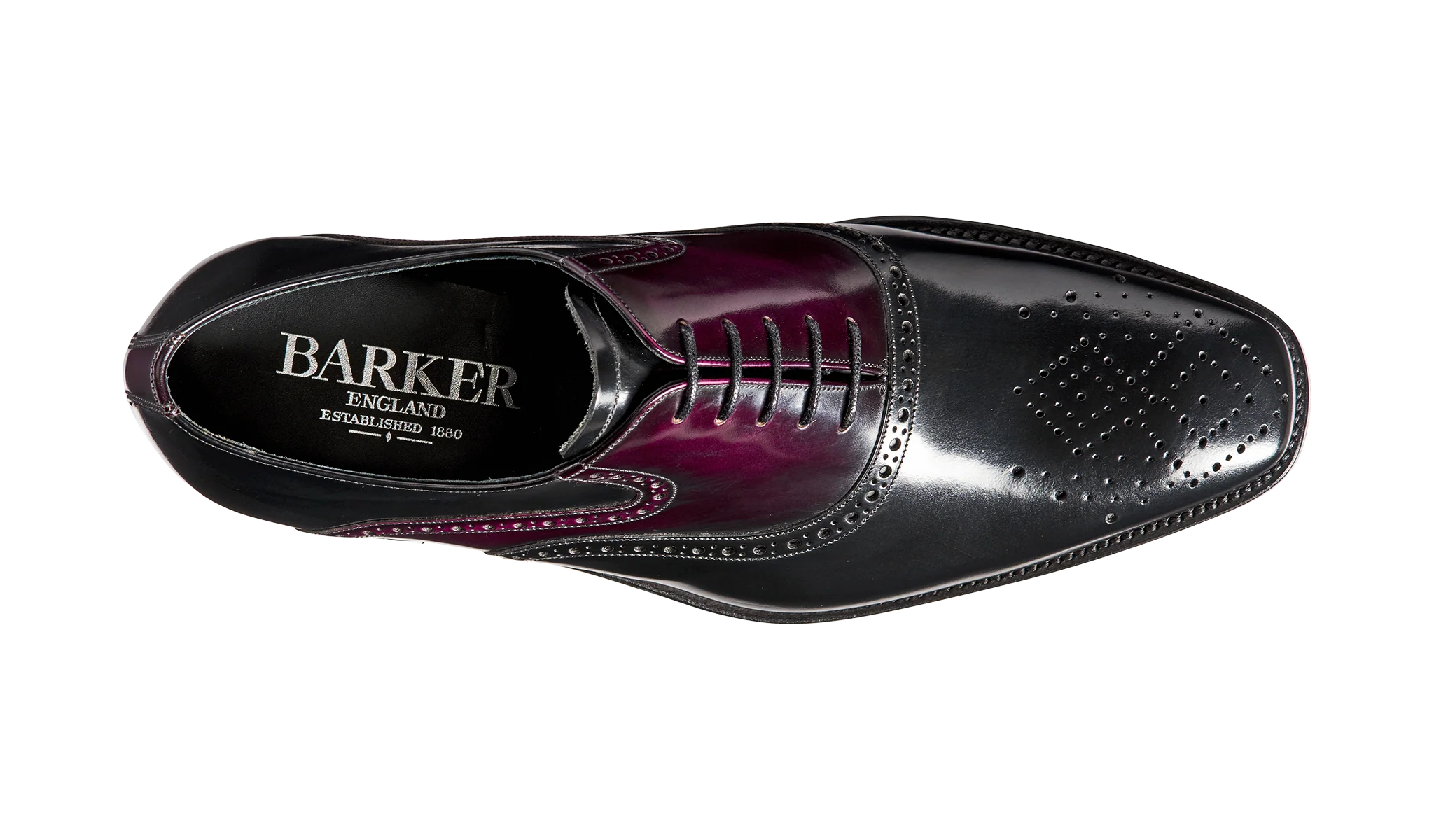 Langley - Black Aubergine Hi-Shine - Image 3