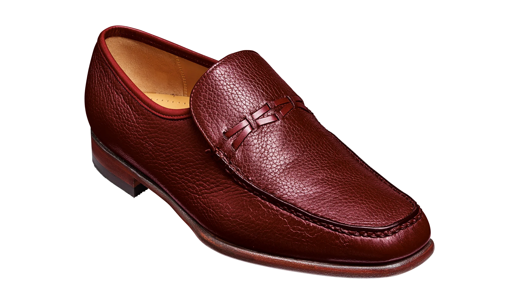 Leon - Burgundy Deerskin / Calf