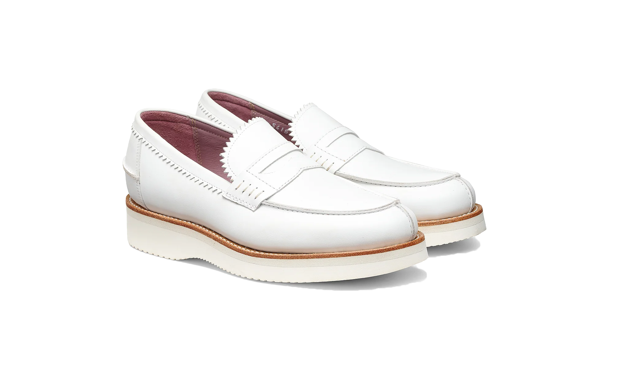 Maddie - White Leather - Image 2