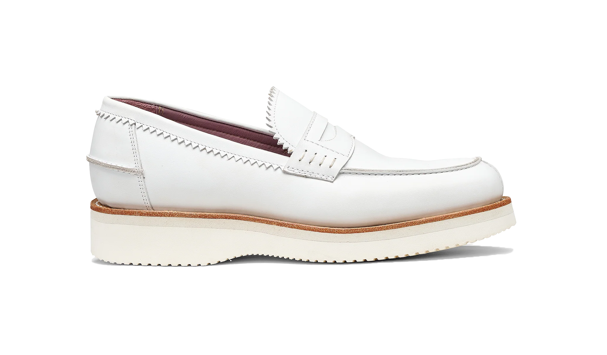 Maddie - White Leather - Image 3