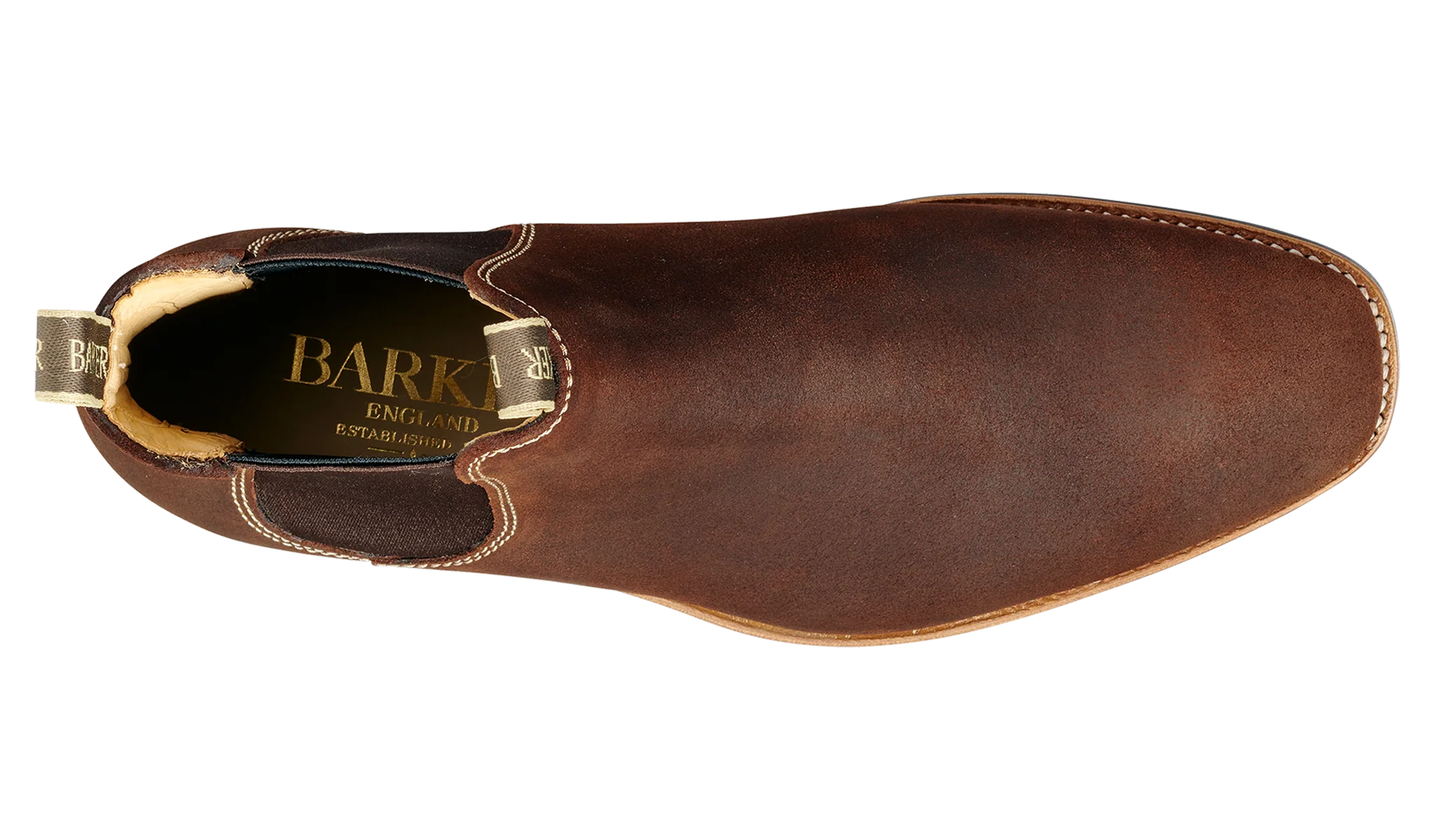 Mansfield - Mid Brown Waxy Suede - Image 3