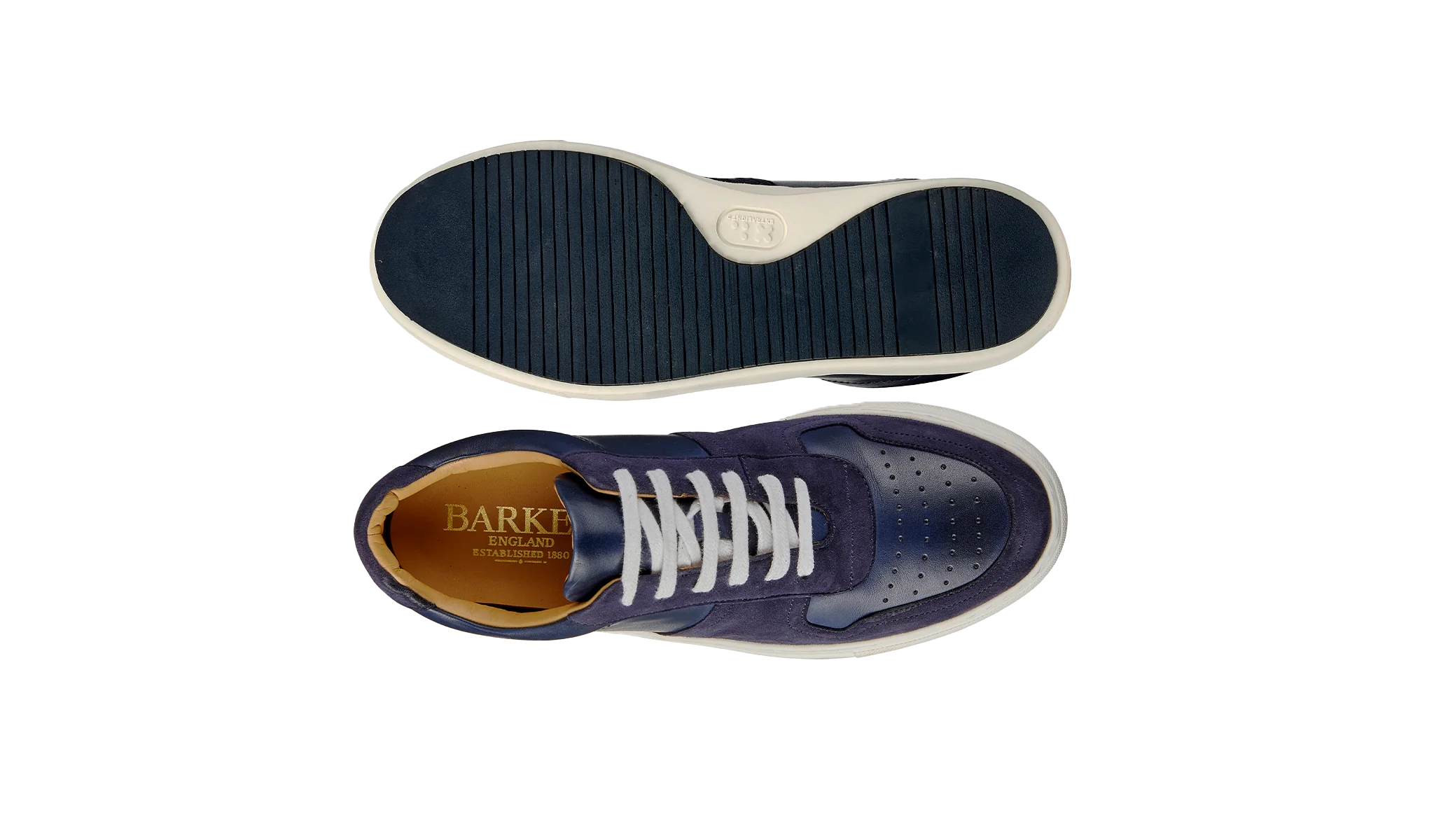 Oakley - Navy Calf Navy Suede - Image 4
