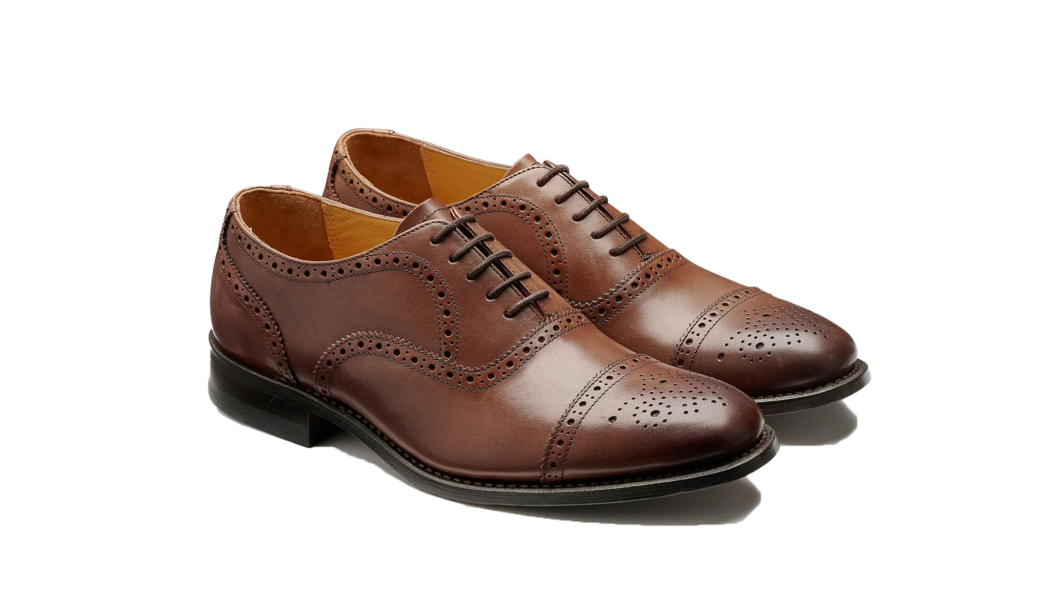 Oxford Brogue - Dark Tan Calf - Image 2