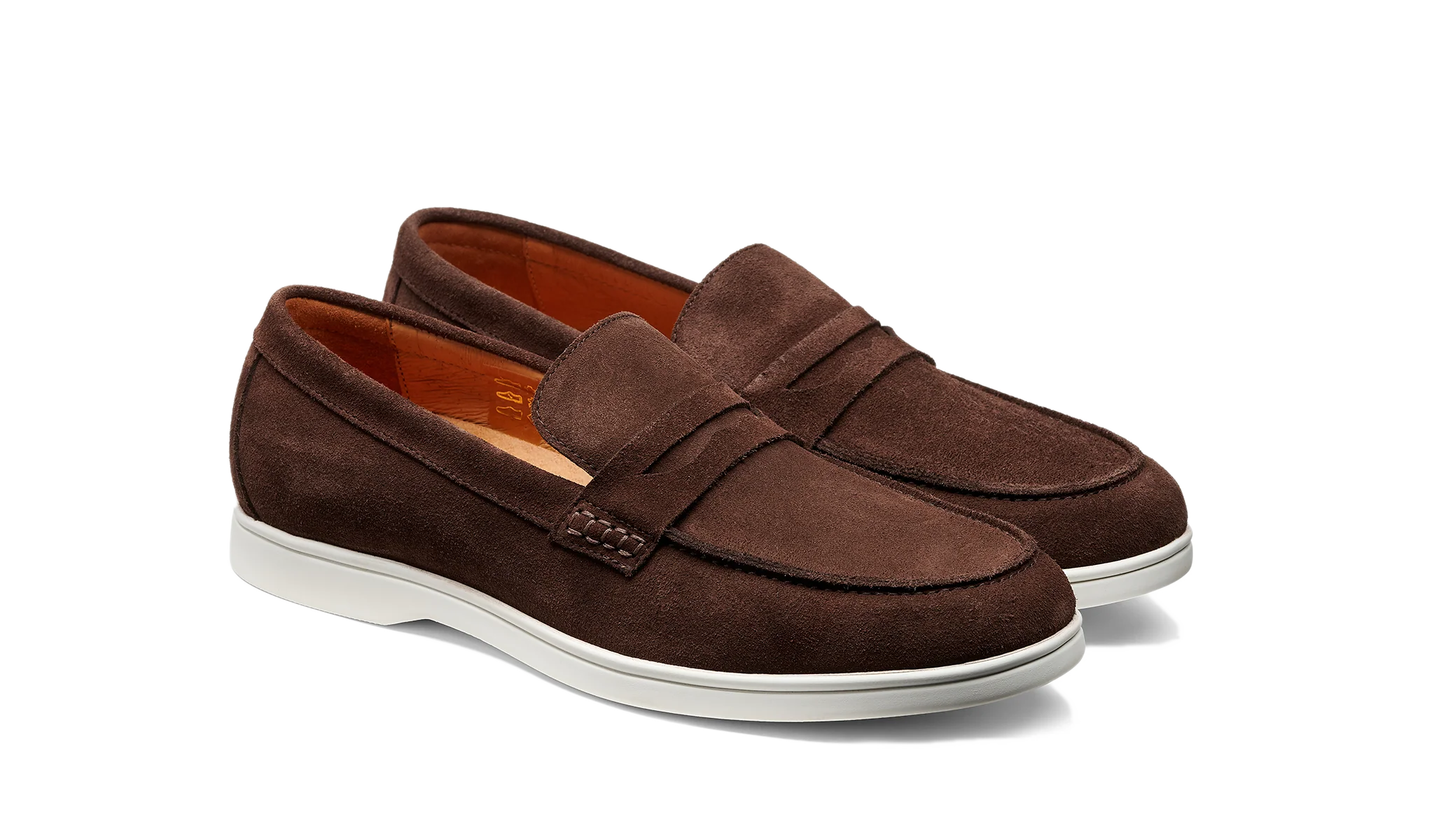 Santiago - Coffee Suede White Sole - Image 3