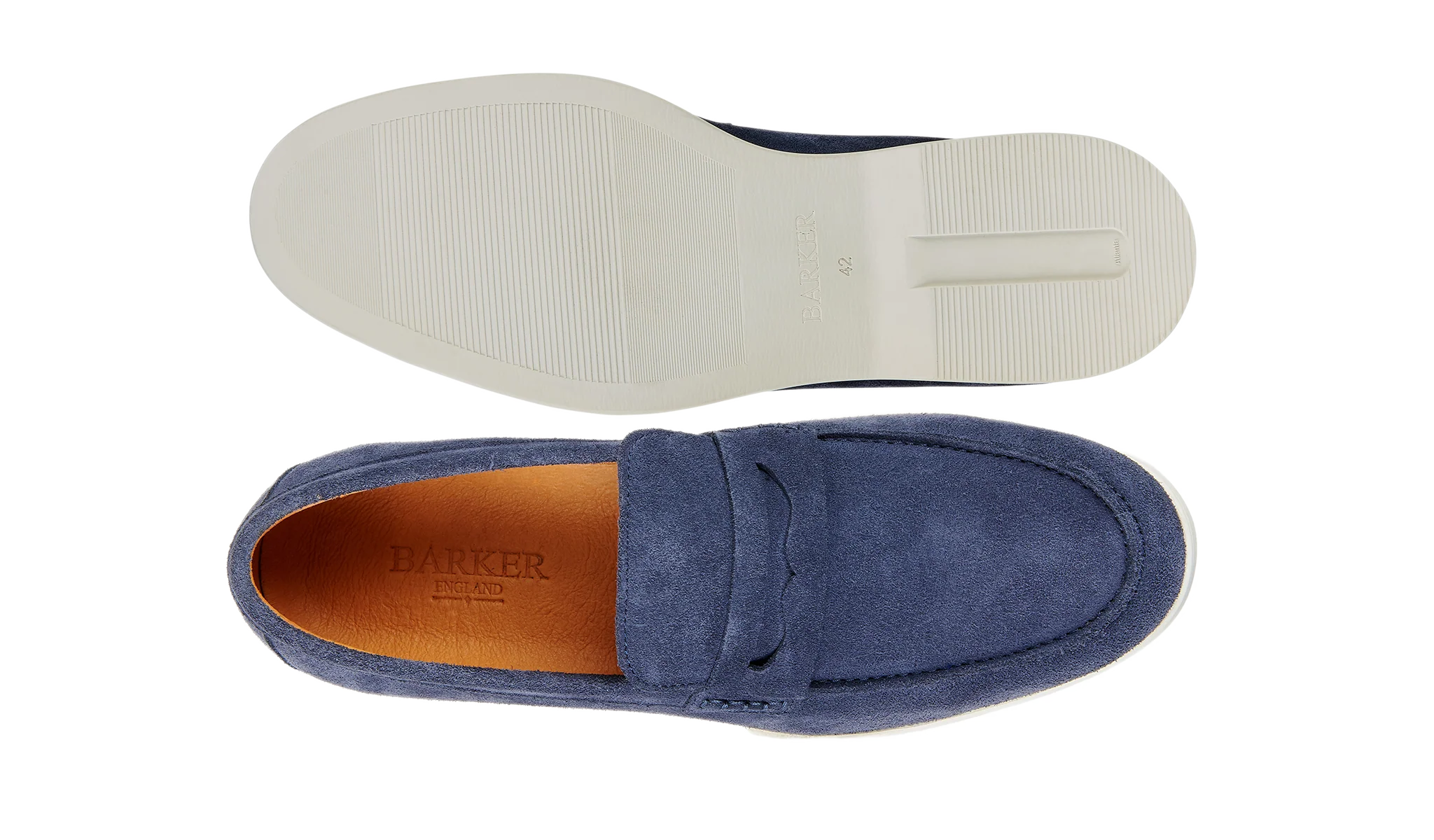 Santiago - Navy Suede White Sole - Image 4