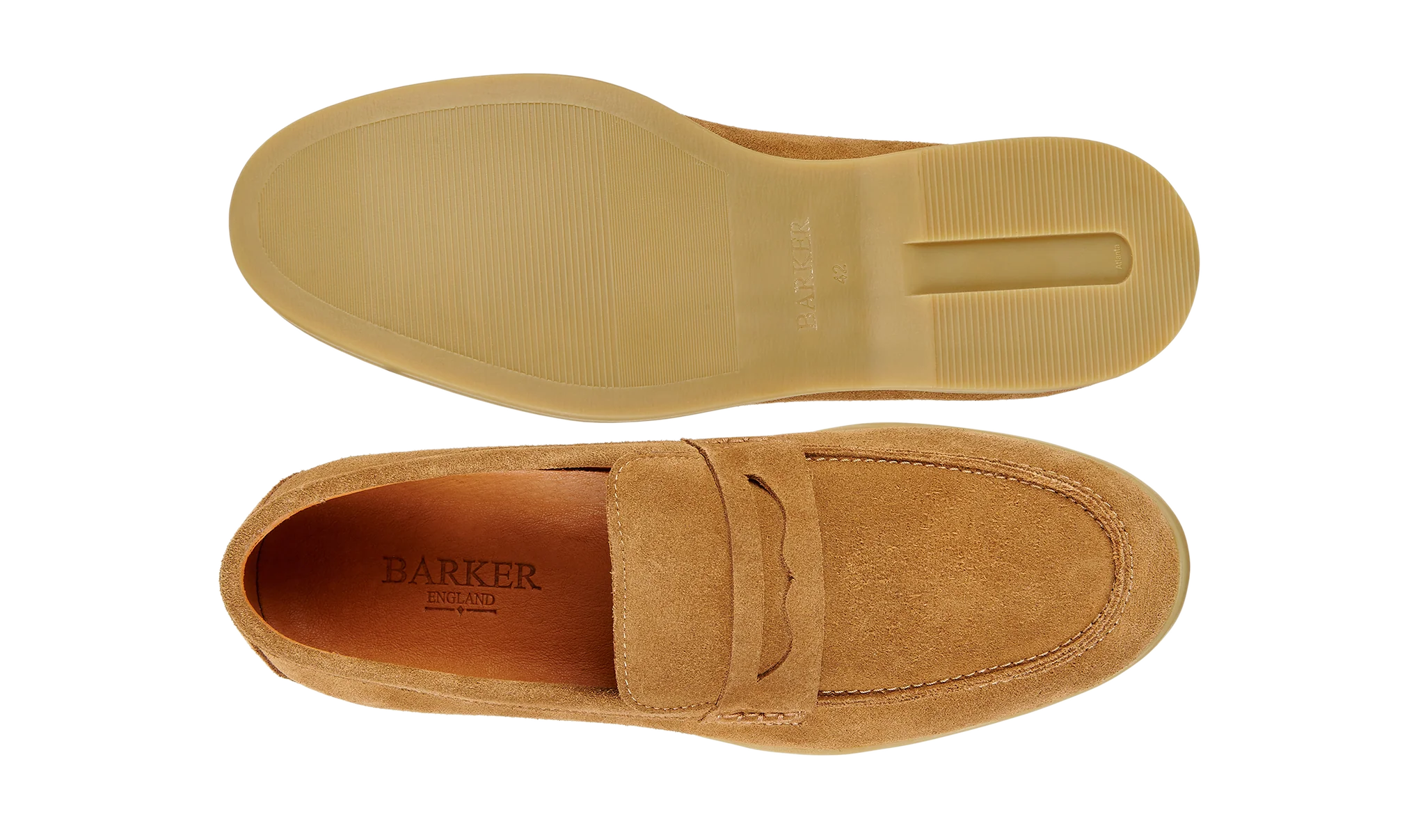 Santiago - Tan Suede Caramel Sole - Image 4