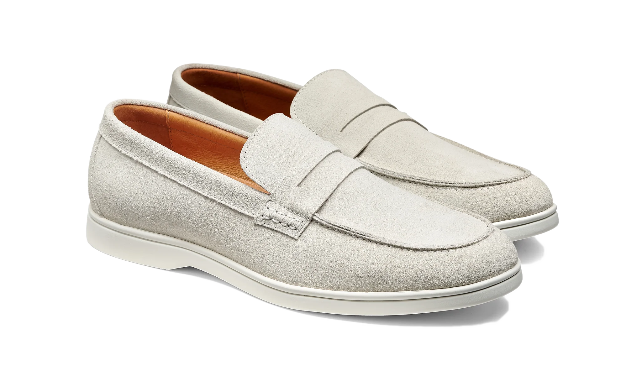 Santiago - White Suede White Sole - Image 2