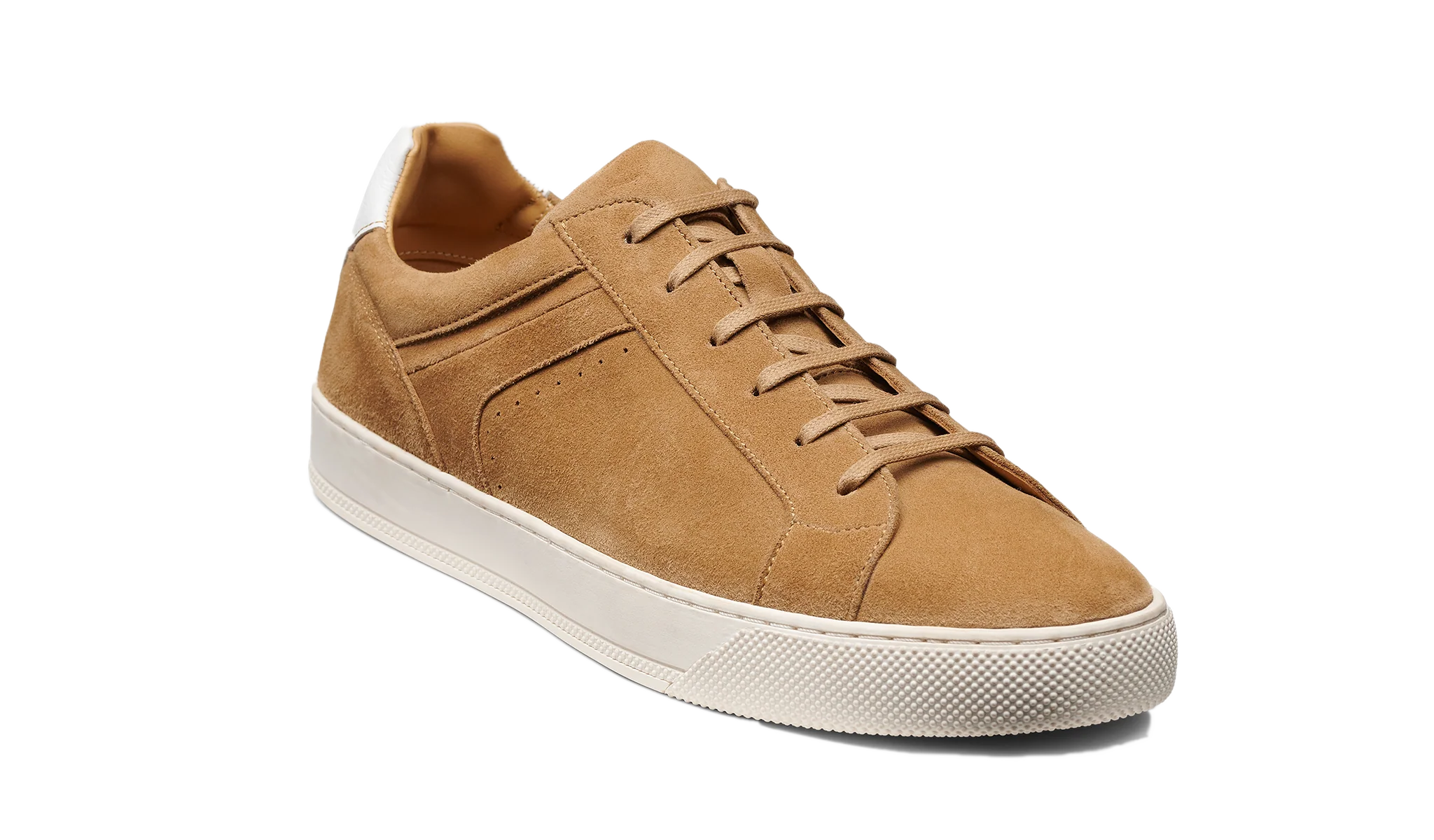 Skylar - Copper Suede White Tab