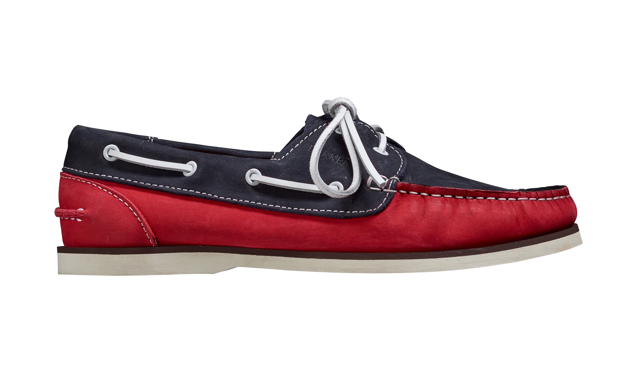 Wallis - Navy / Red Nubuck Suede - Image 2